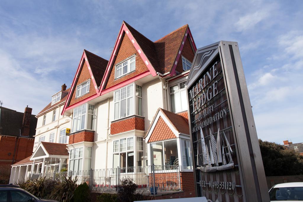 Marine Lodge Great Yarmouth Exterior foto